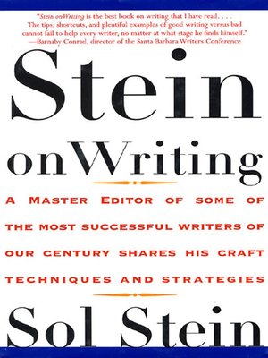 cover image of Stein On Writing